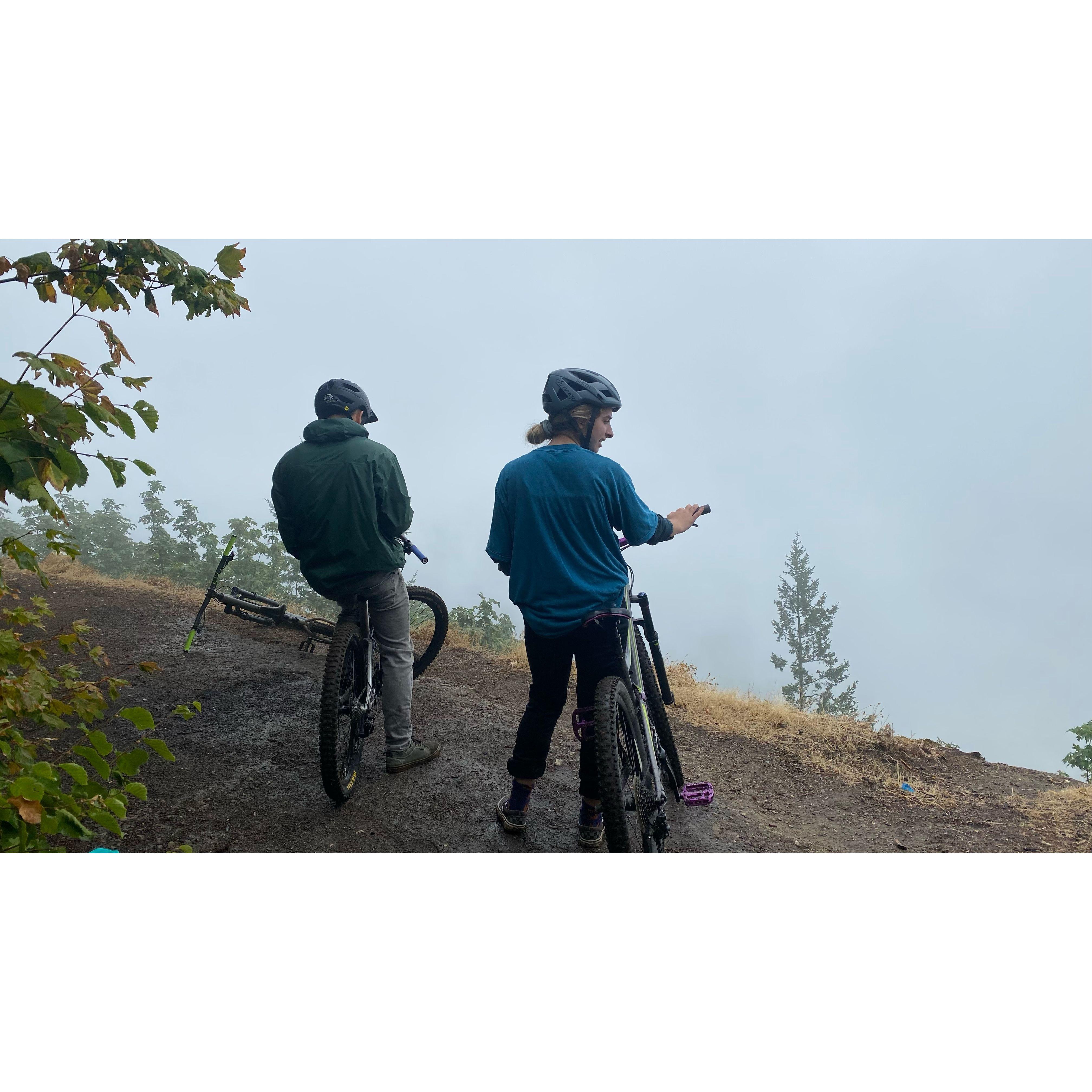Biking at Ledgeview, Abbotsford - 2021
