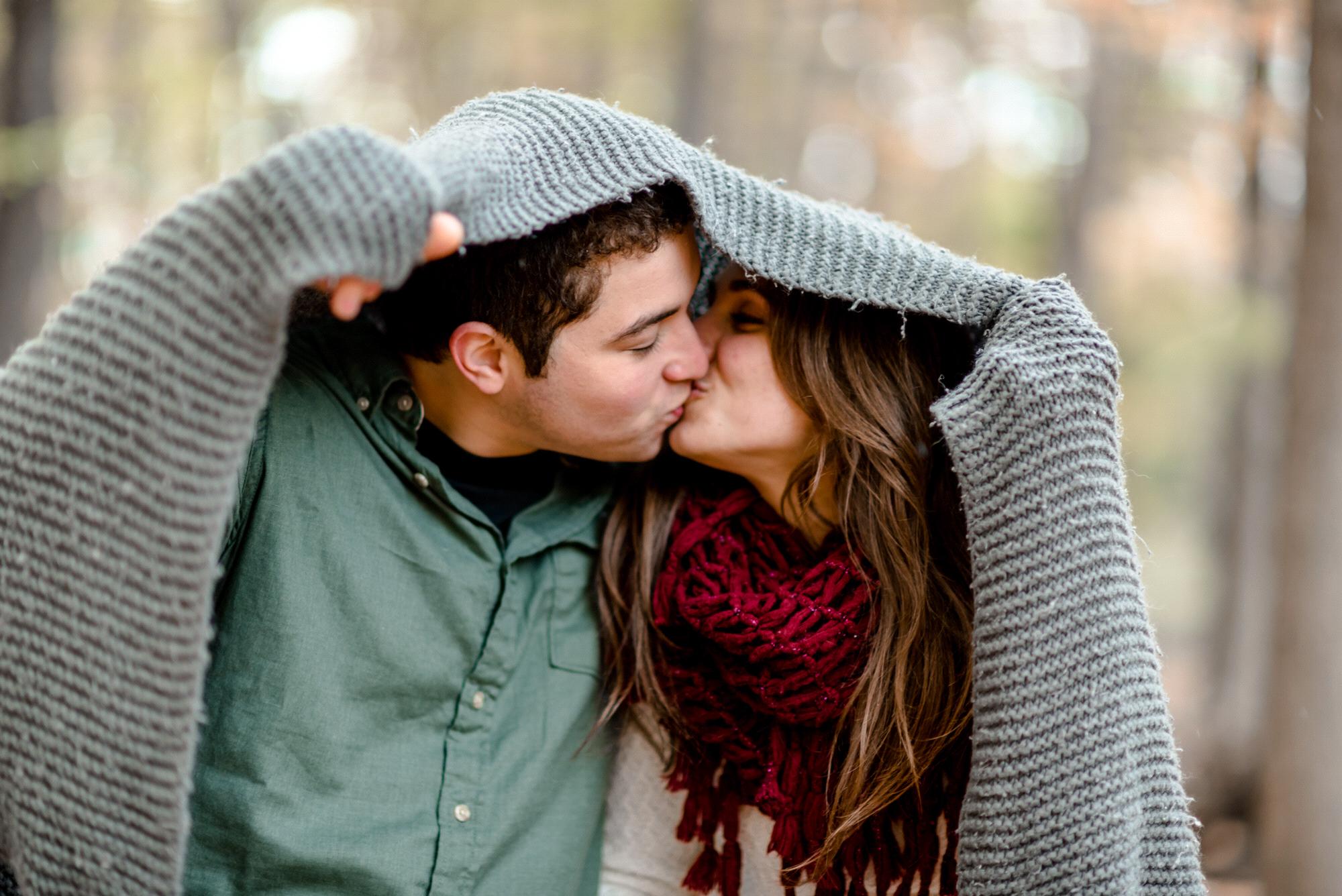 Engagement photo: Fall 2017, Miami Woods, Illinois