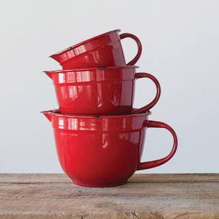 Casual Country Enameled Tin Batter Bowl