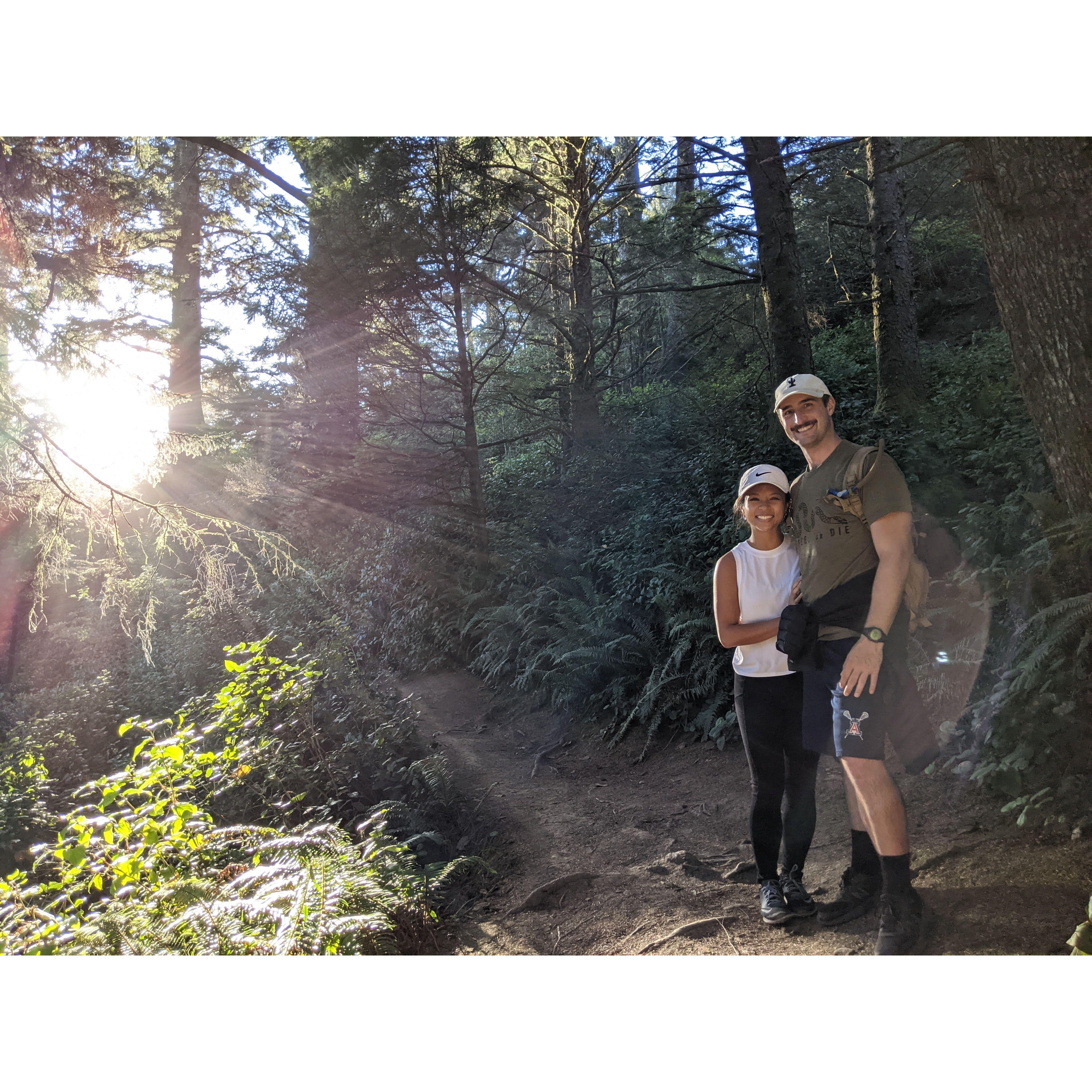 Hike at the Oregon coast, August 2021