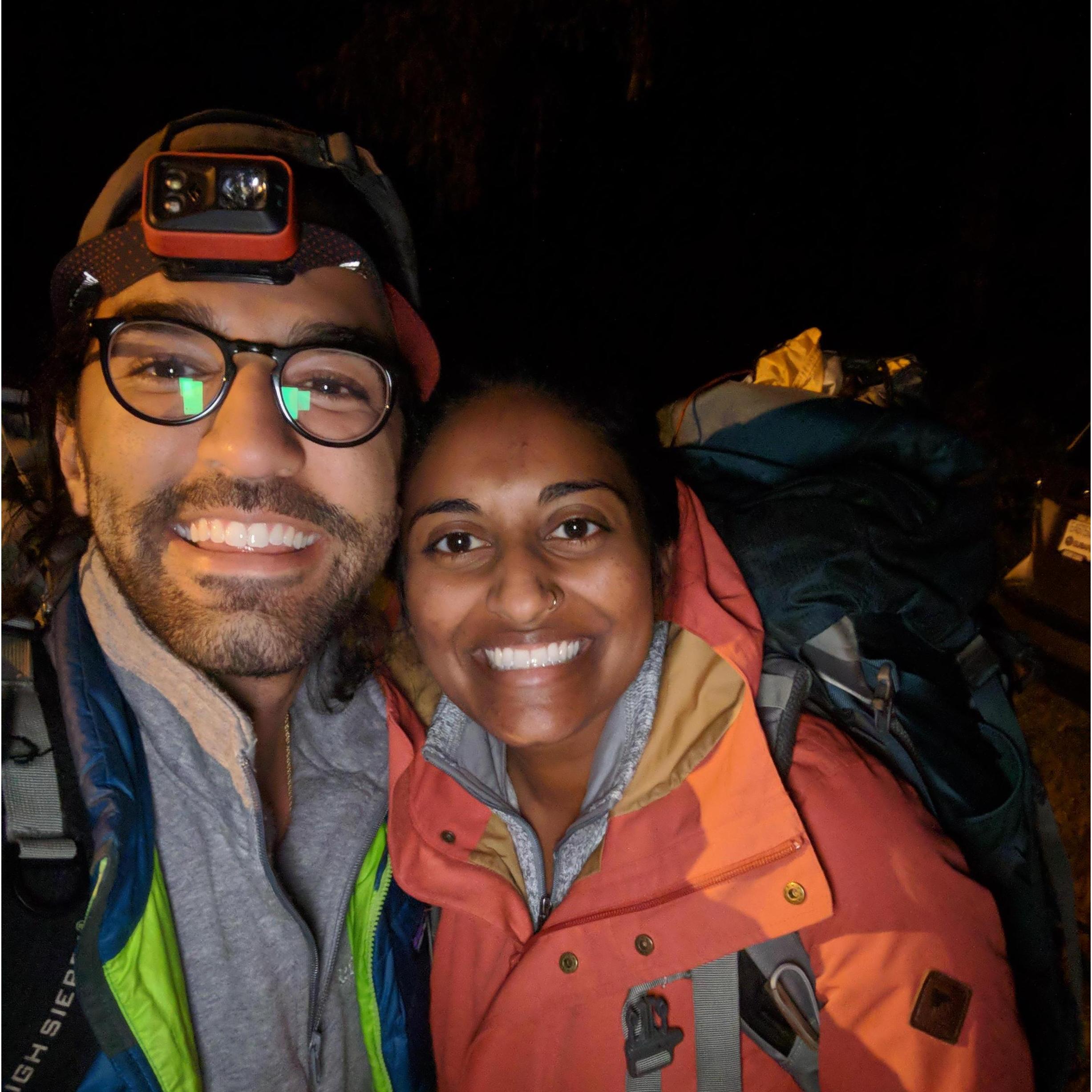 Midnight thru-hike to a beach for my 25th birthday. Washington Coast, June '19