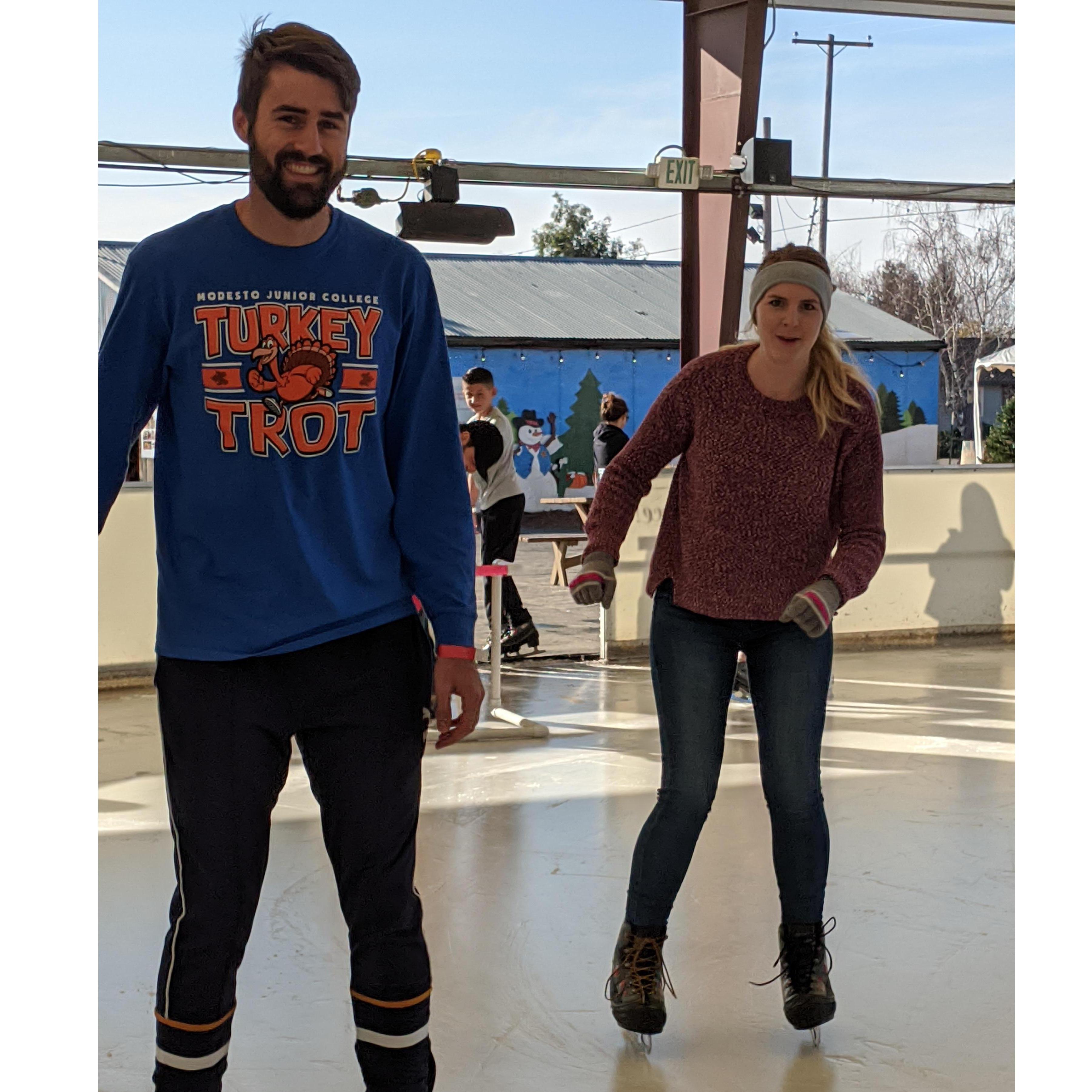 Ice skating silliness