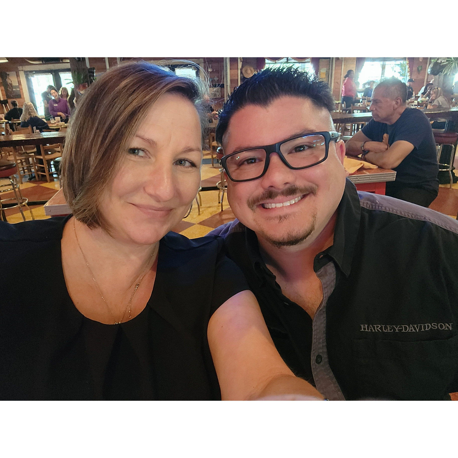 Lunch dates with this handsome guy is one of my favorite things to do!!