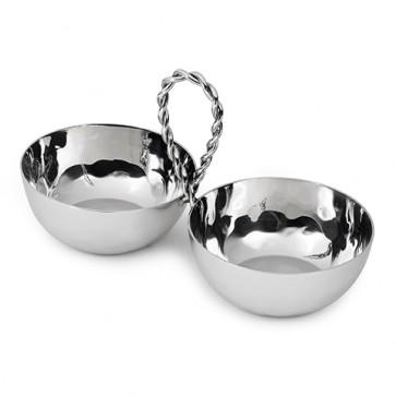 Paloma 2-Bowl Set w/Braided Wire