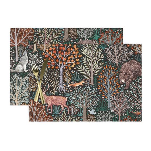 Woodland Placemats (Set of 2)