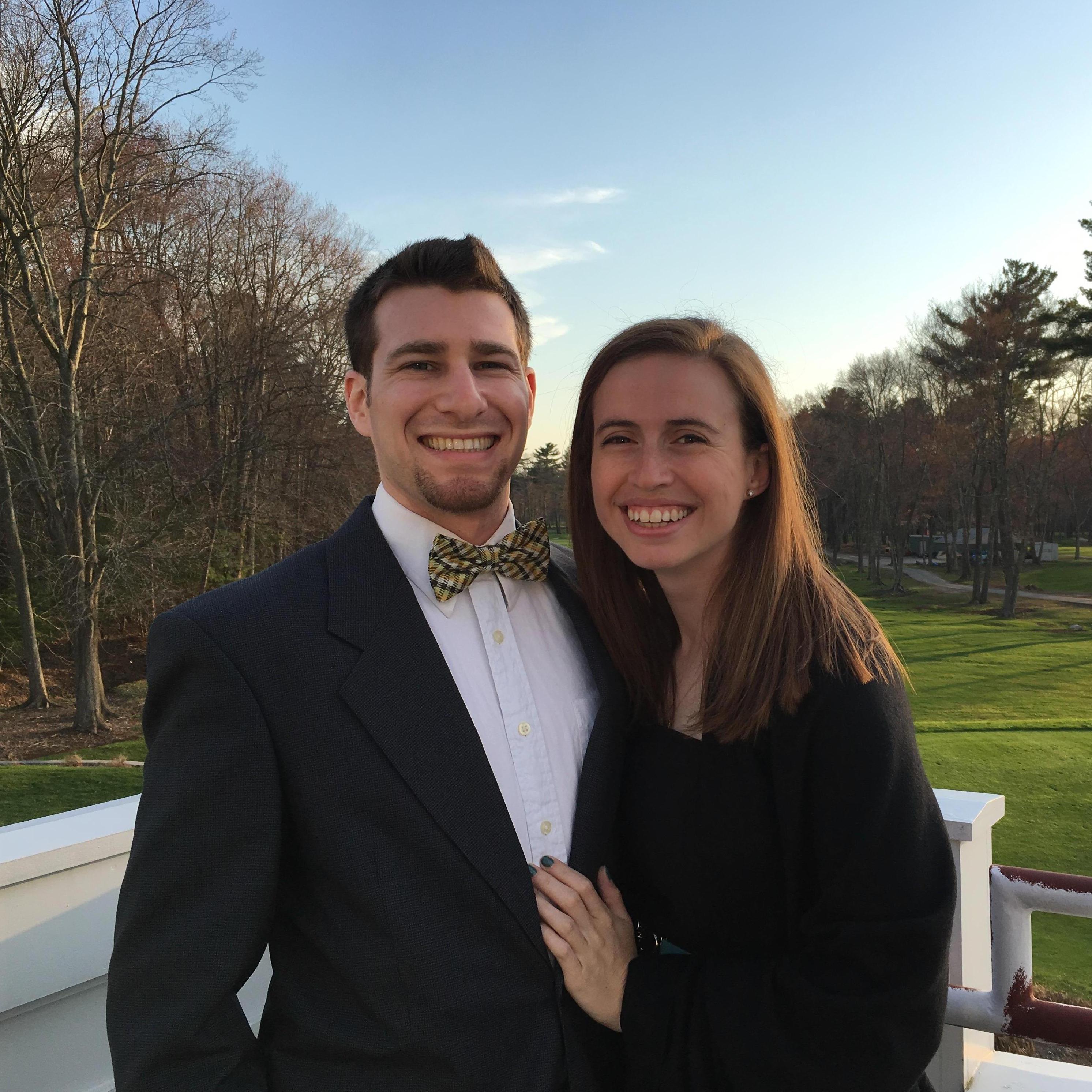 At Dana's cousin's Bat Mitzvah, where Doug met a lot of Dana's extended family for the first time