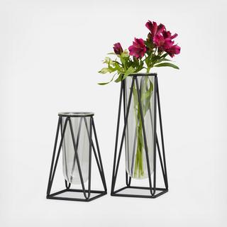 2-Piece Modern Vase Set