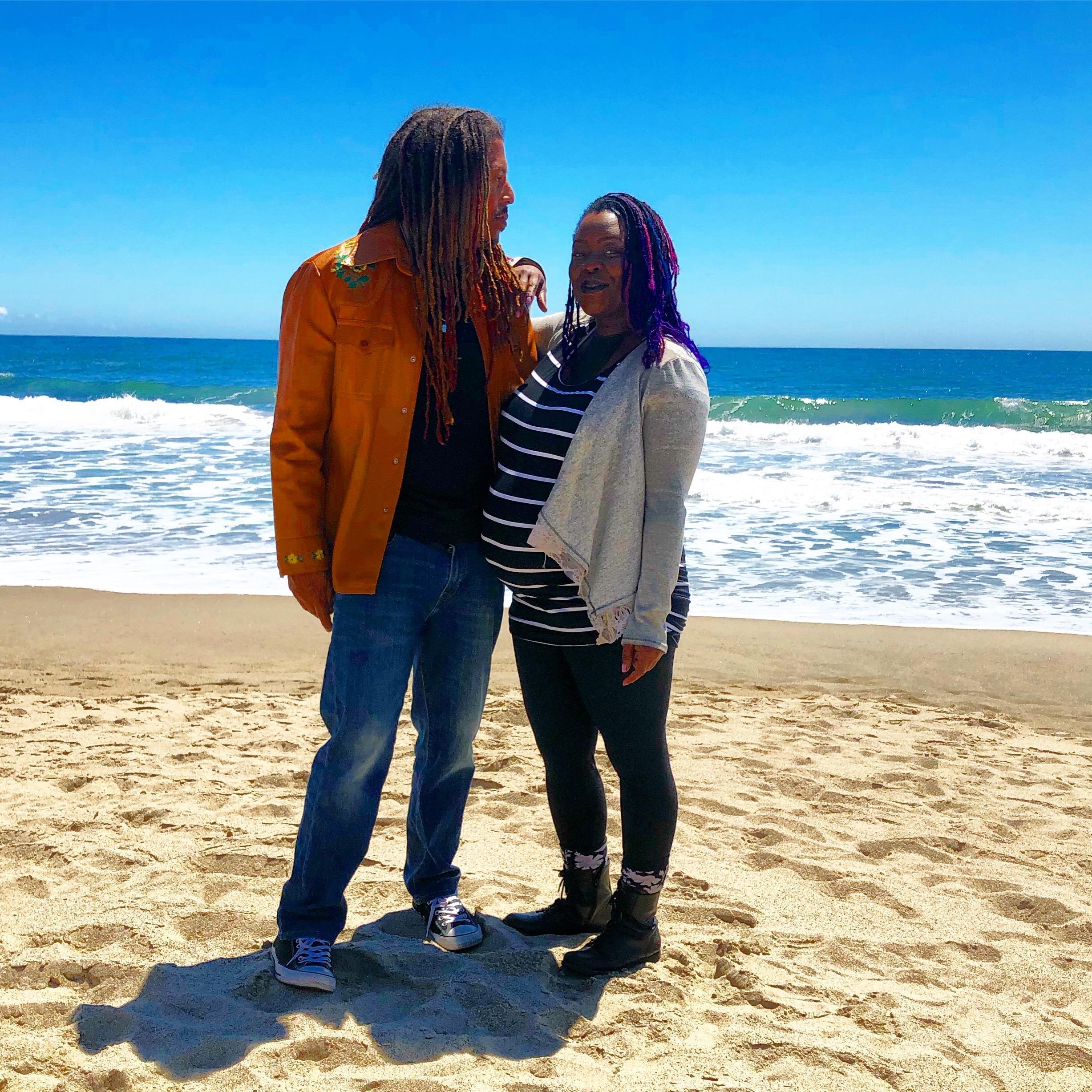 Zuma beach after a nice lunch