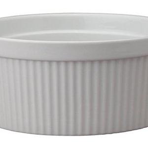 HIC Souffle, Fine White Porcelain, 8-Inch, 64-Ounce, 2-Quart Capacity