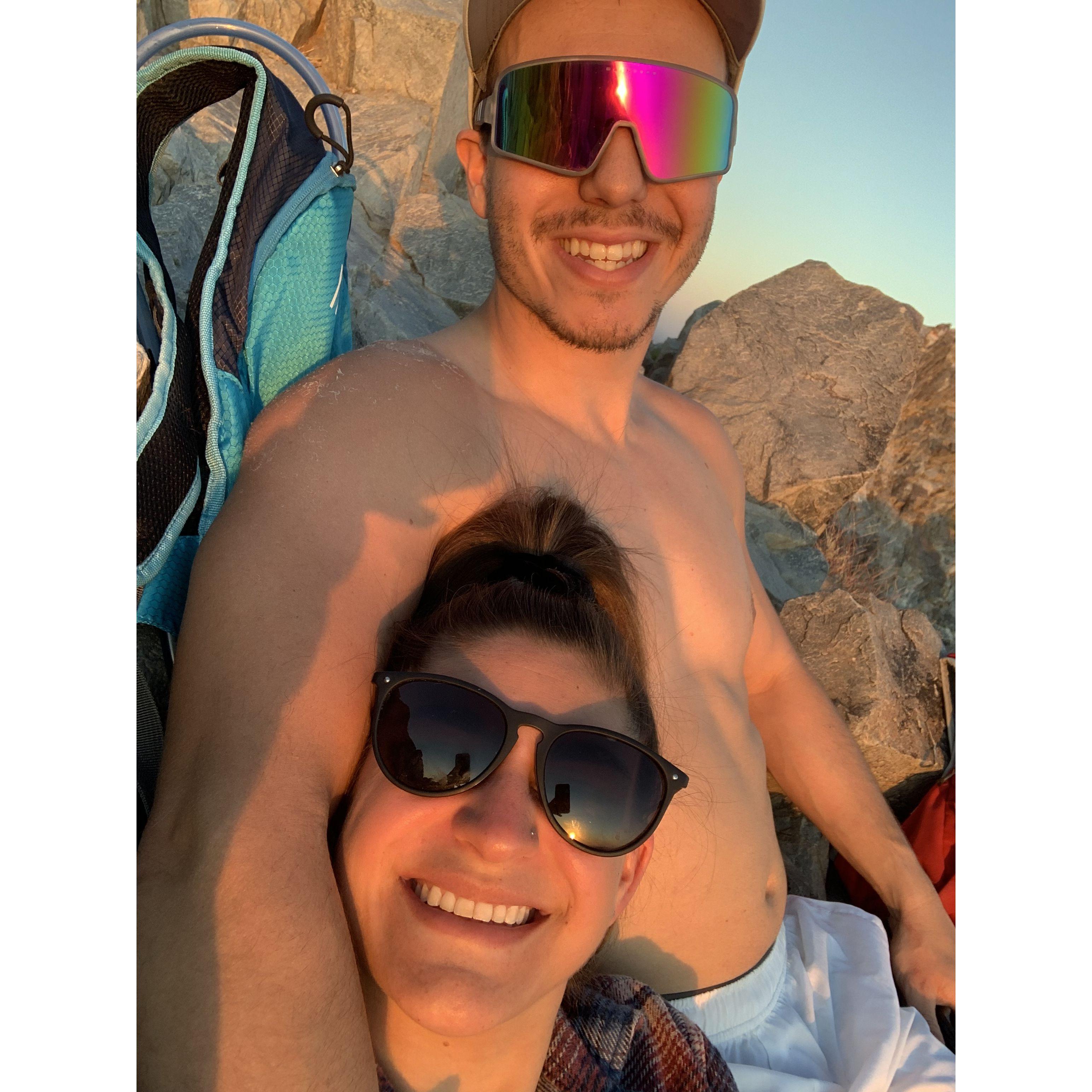 The top of Piestewa Peak, where Ben asked Jaime to be his girlfriend.