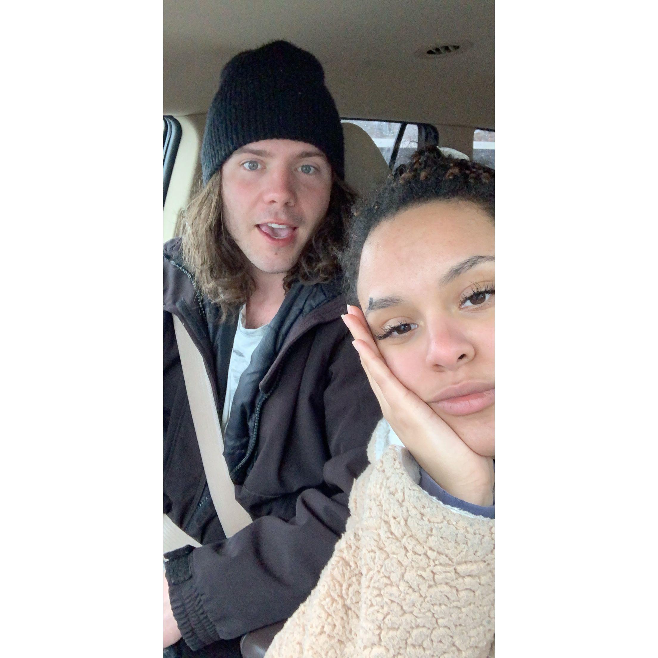 almost one month into dating. 7 February 2020.
