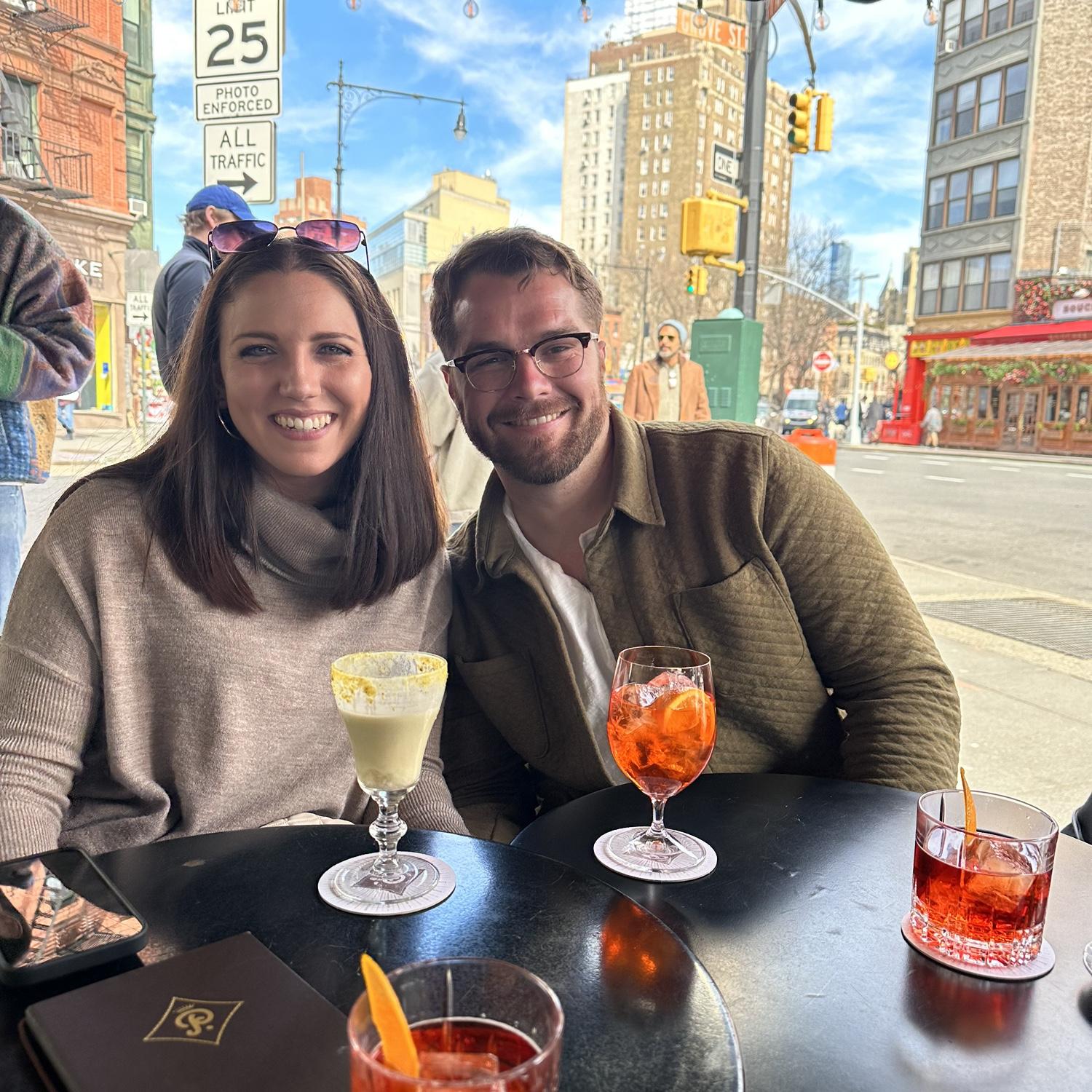 One of many cocktails with Matt & Misha - March 2023