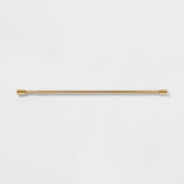 72" Rust Resistant Shower Curtain Rod Brass - Threshold™