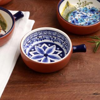 Alentejo Indigo Handled Dip Bowl