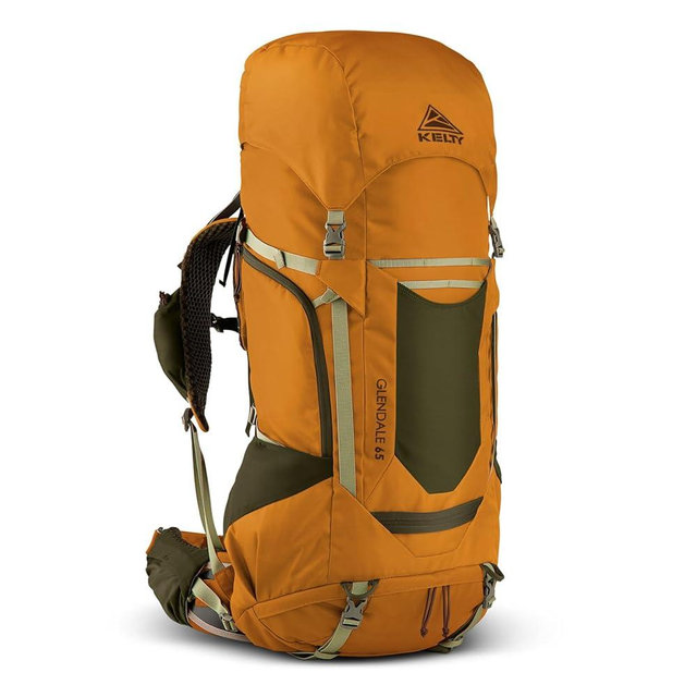 Kelty Glendale 65L – 105L Multiday Backpacking and Thru Hiking Pack, Fit Plus Customized Suspension, Shoulder Strap Pockets, Long Haul Hiking Backpack, 2024 (Cathay Spice, 65L)
