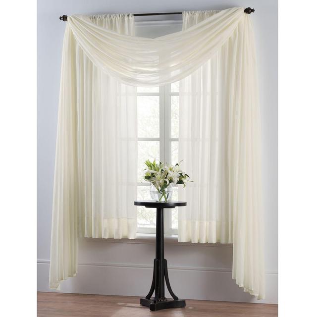 Smart Sheer™ Insulating Voile 95-Inch Window Curtain Panel in Ivory