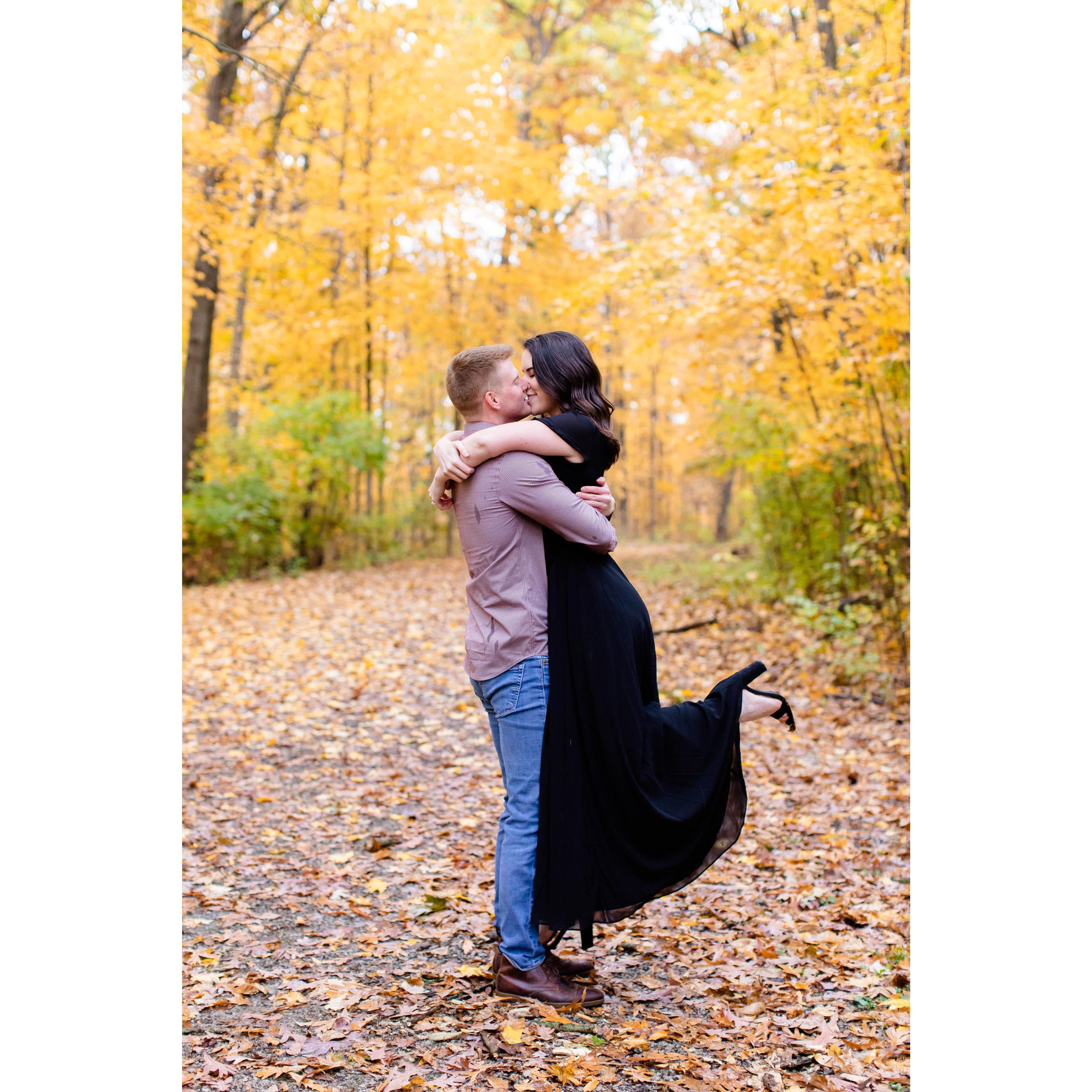 Engagement photos by Natalie Kunkel Photography