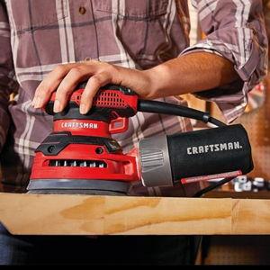 CRAFTSMAN Orbital Sander, 5 inch, 12,000 OPM, 3 Amp, Corded (CMEW231)