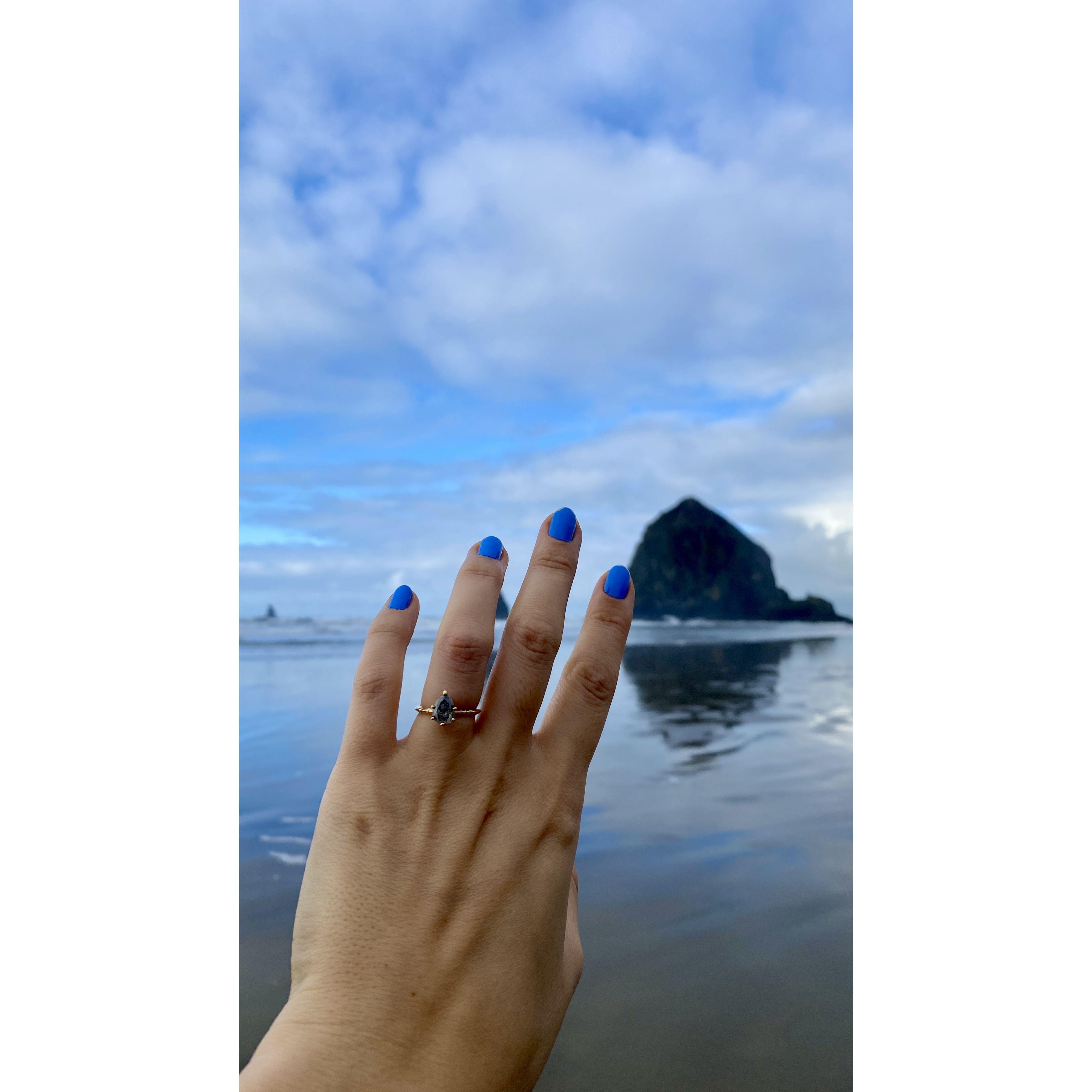 Celebrating our 3rd anniversary with our traditional trip to the Oregon coast.