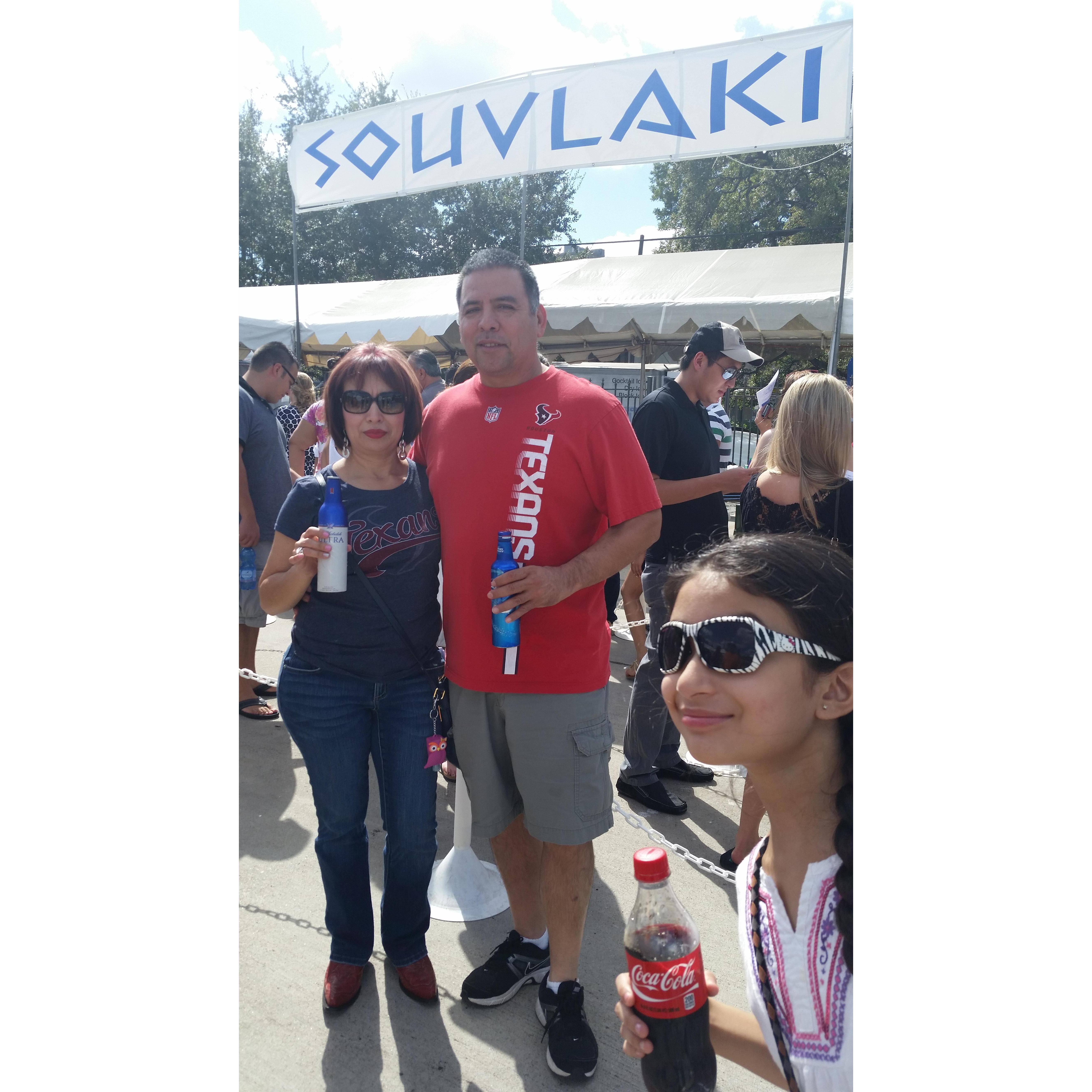 Photo bombed @ the Greek Festival