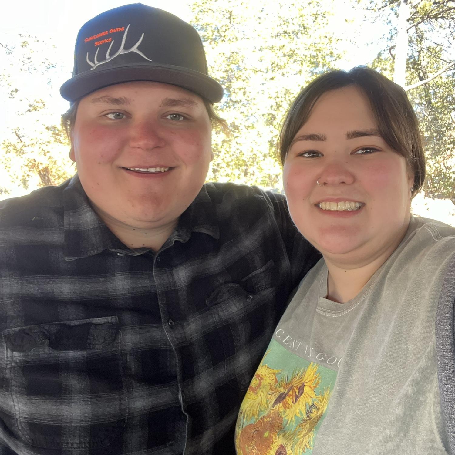 The first picture ever taken of Aaron and EmmaRuth!