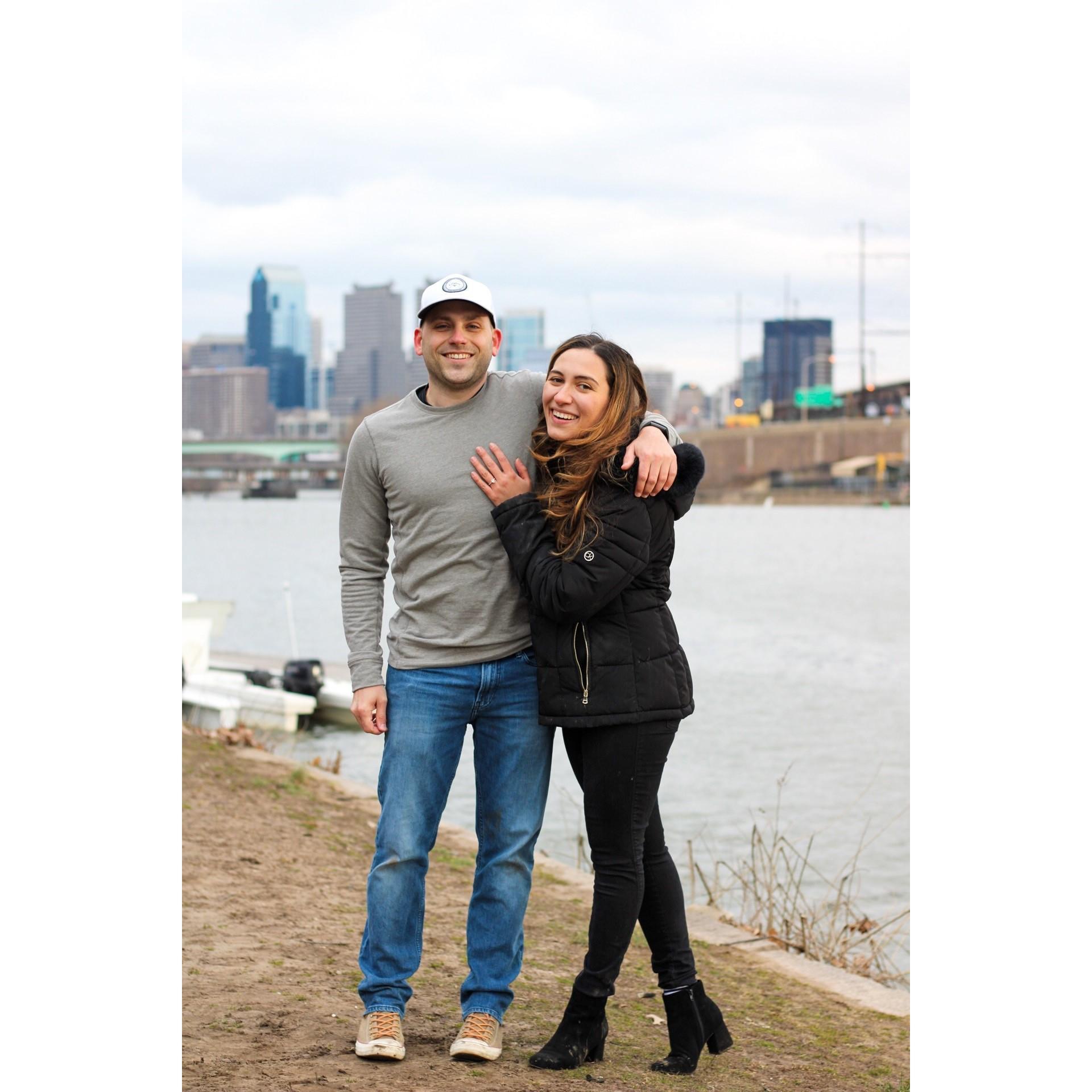 Happily engaged.
