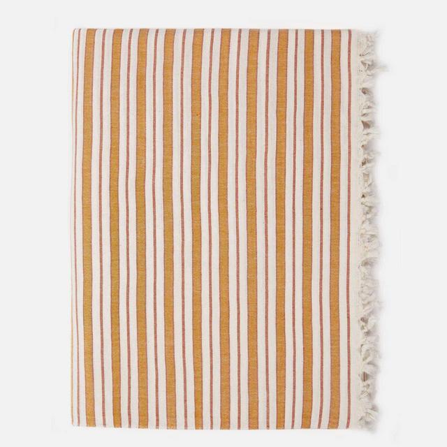 MULTI STRIPE – Goldenrod Tablecloth