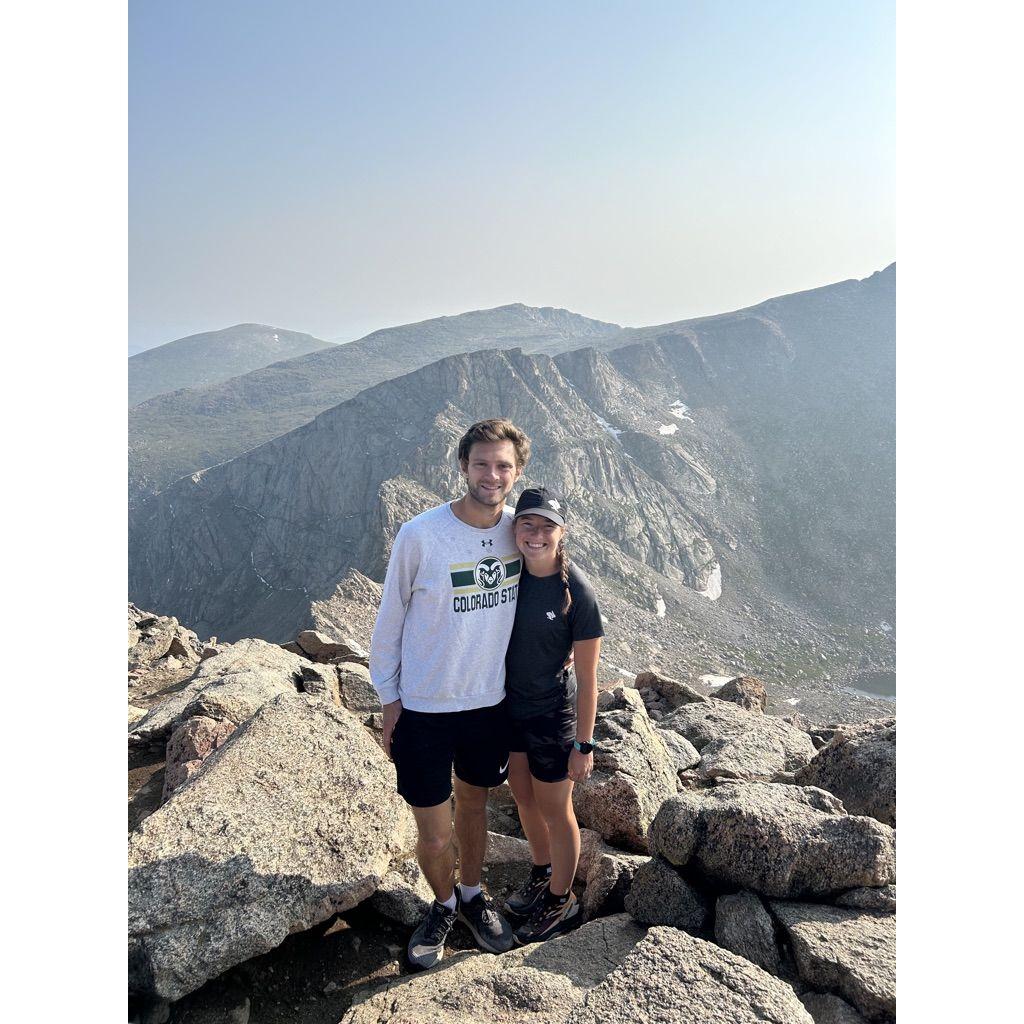 Mt Bierstadt in 2024 before moving to Indiana (14ner #3)