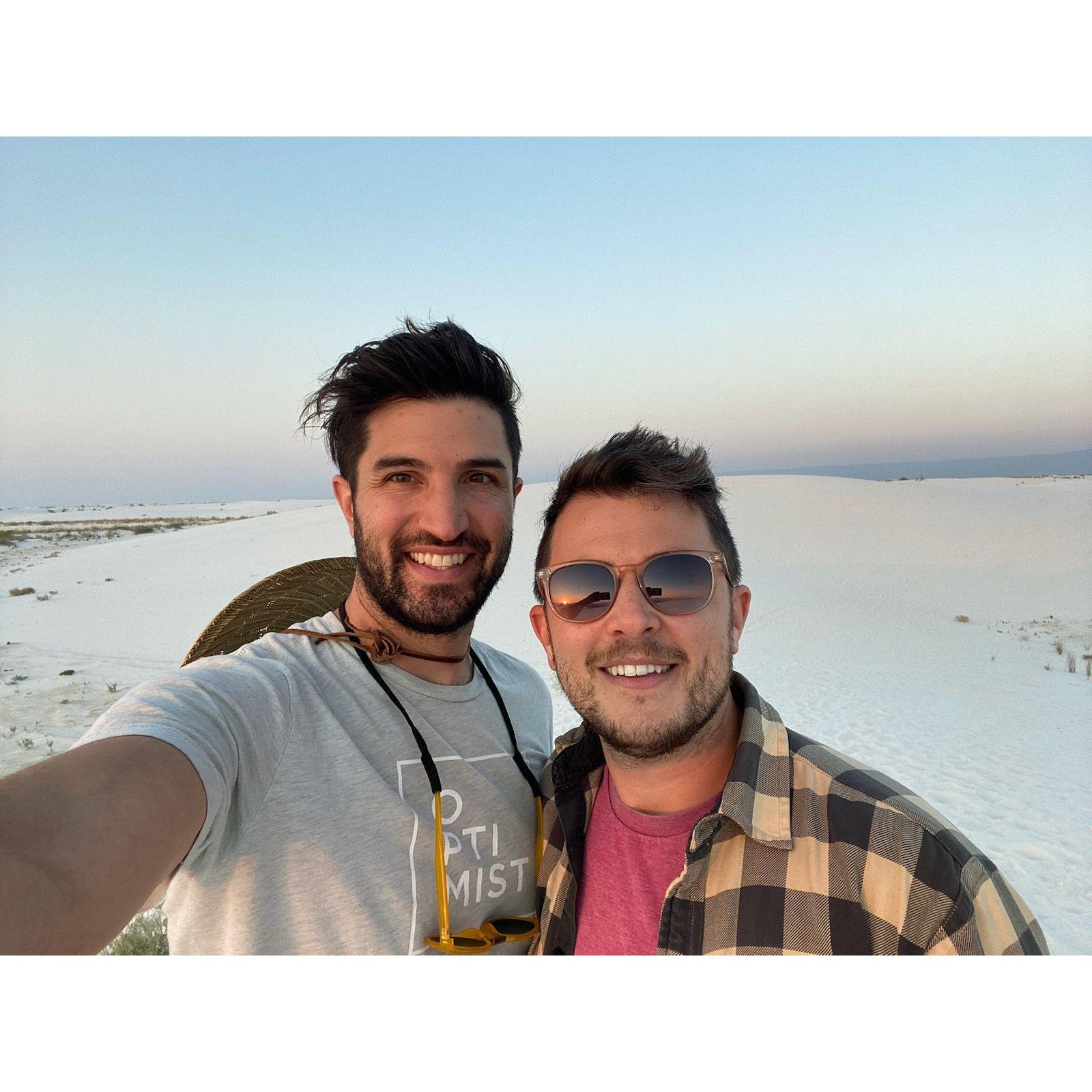 White Sands in New Mexico