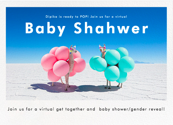 The Wedding Website of Baby Shah is on the way and The parents to be are so excited!