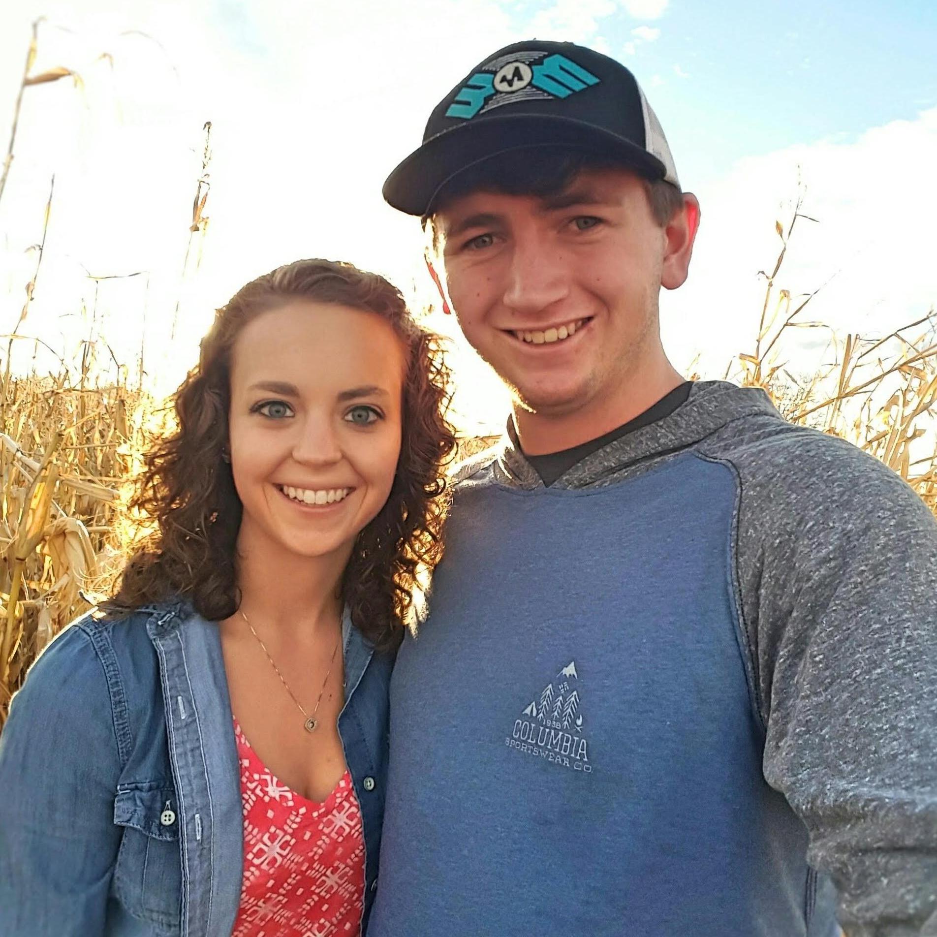 Visiting a corn maze and not only getting lost in the maze but also in each others eyes.