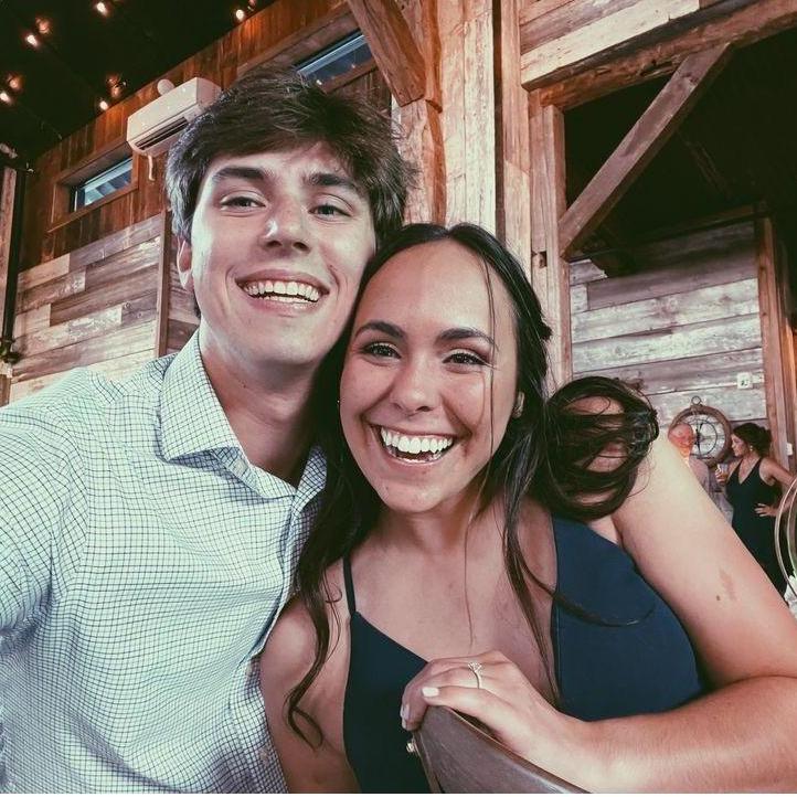 At our best friends wedding