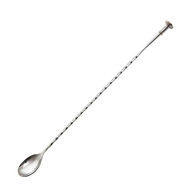 Crafthouse by Fortessa Professional Metal Barware/Bar Tools by Charles Joly, 12.5" Stainless Steel Twisted Bar Spoon