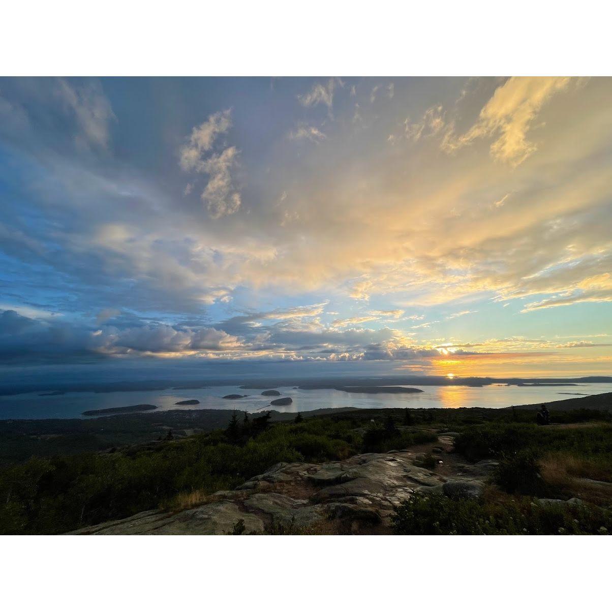 The sunrise from Cadillac Mountain