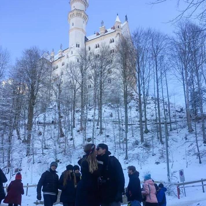 Neuschwanstein castle - the "Disney" castle - in the German Alps