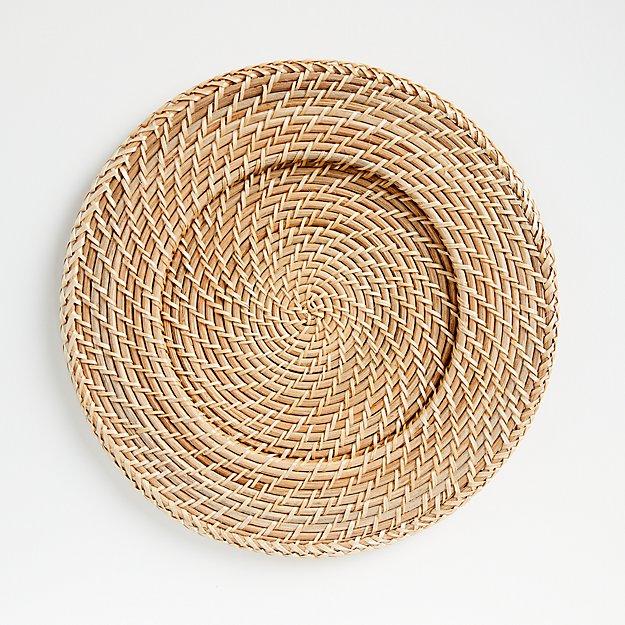 Artesia Natural Rattan Charger Plate