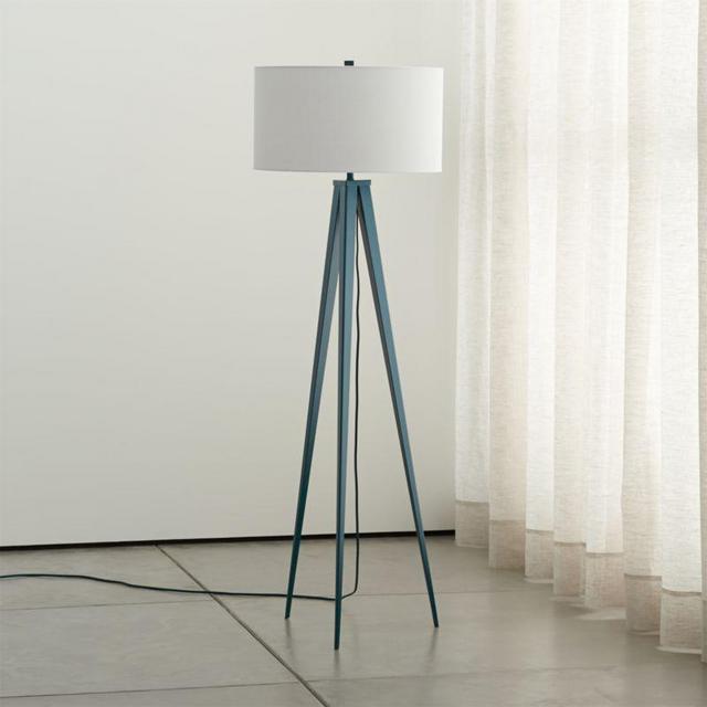 Theo Blue Floor Lamp