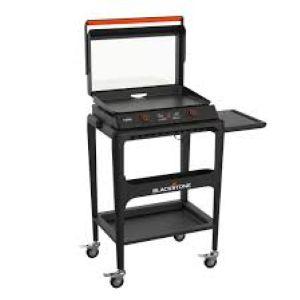 Blackstone E-Series 2-Burner 22" Electric Tabletop Griddle with Prep Cart
