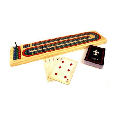 Front Porch Classics Solid Wood Cribbage Game