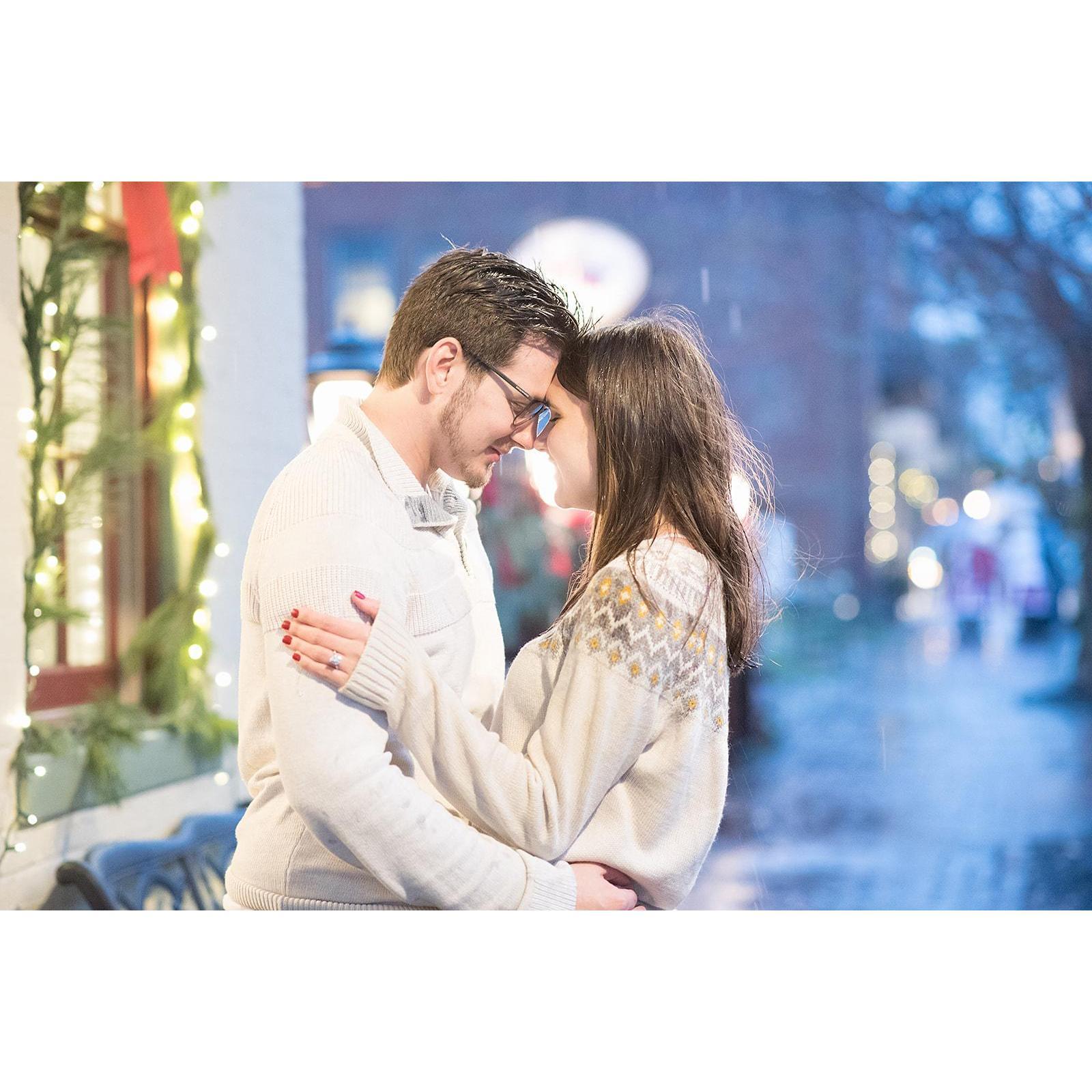 Yes, it was raining but it was still so magical.