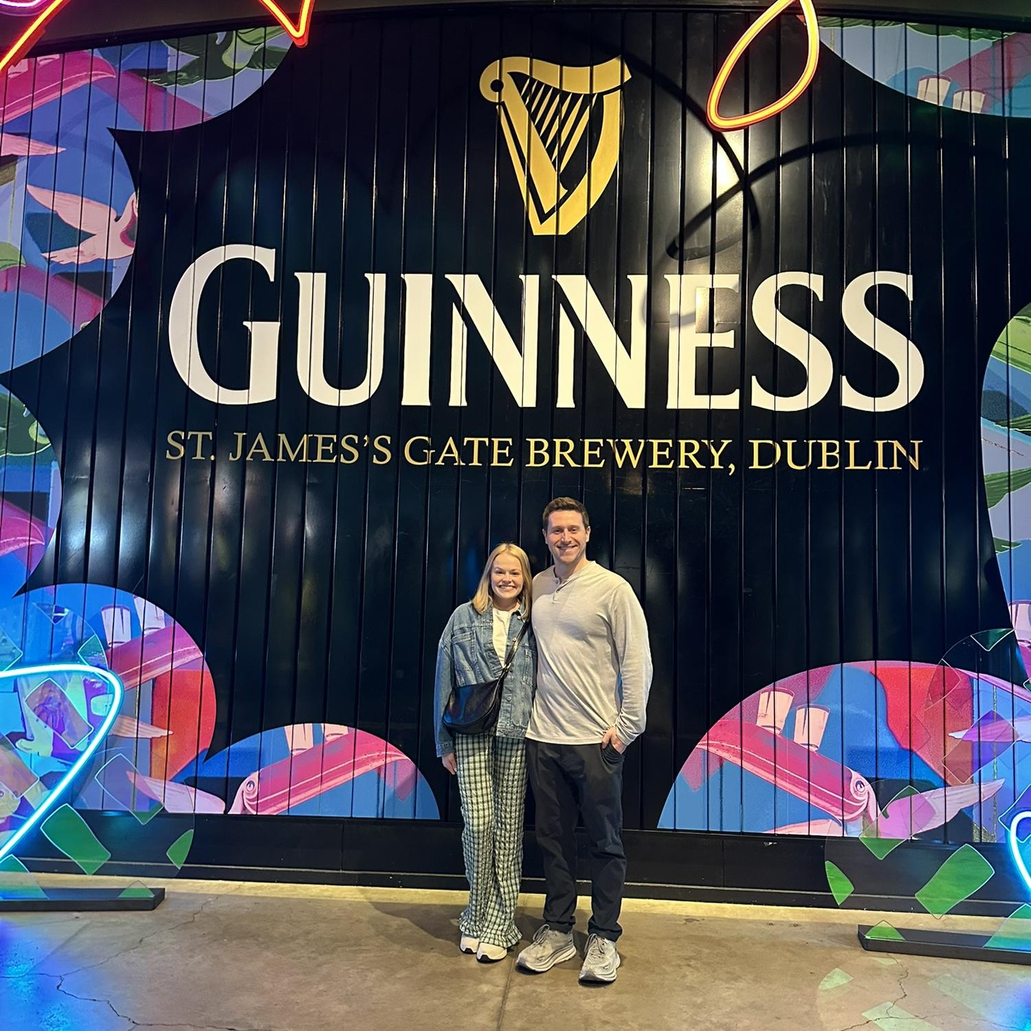 We visited London, Ireland, and Italy on our first Europe trip together.