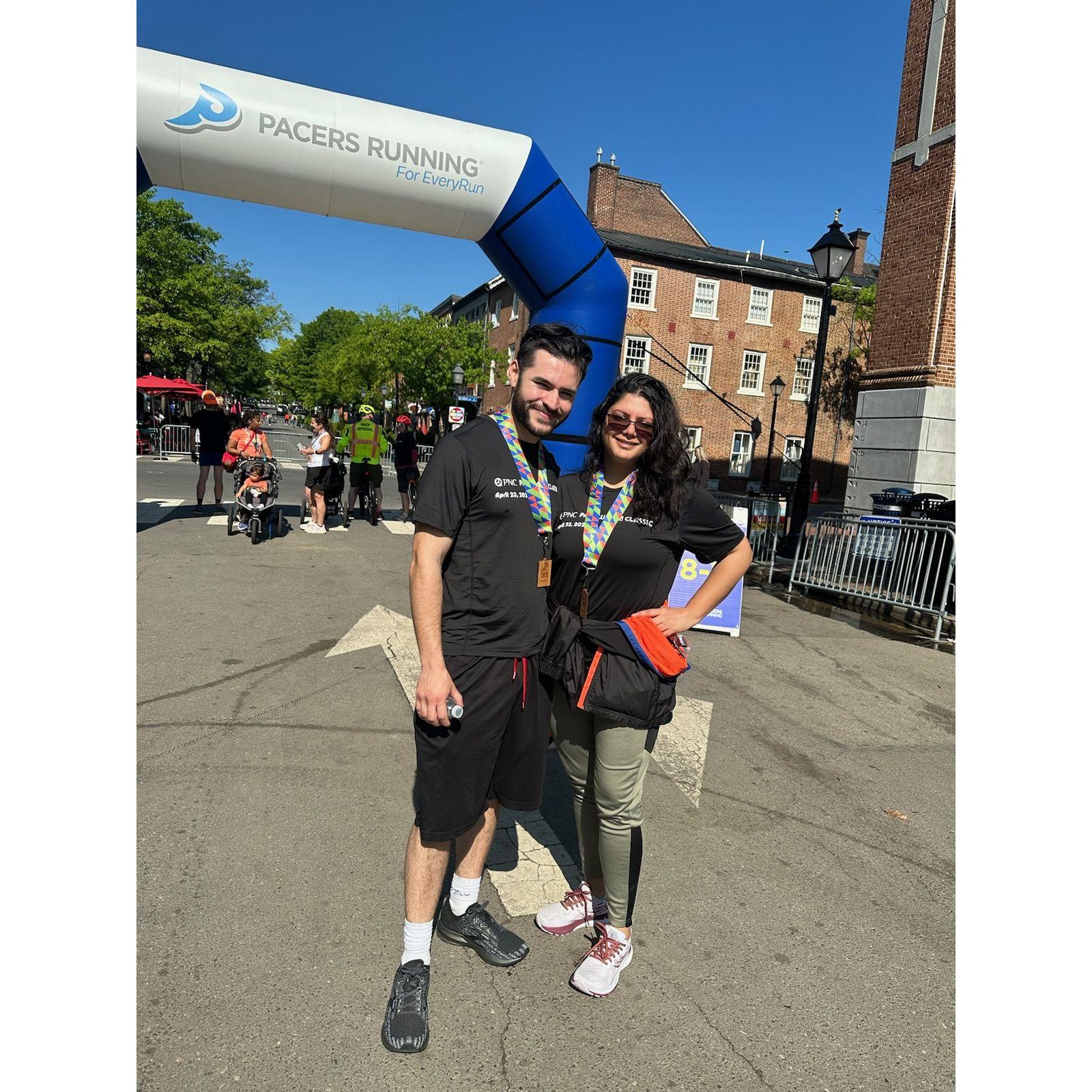 Our first race!