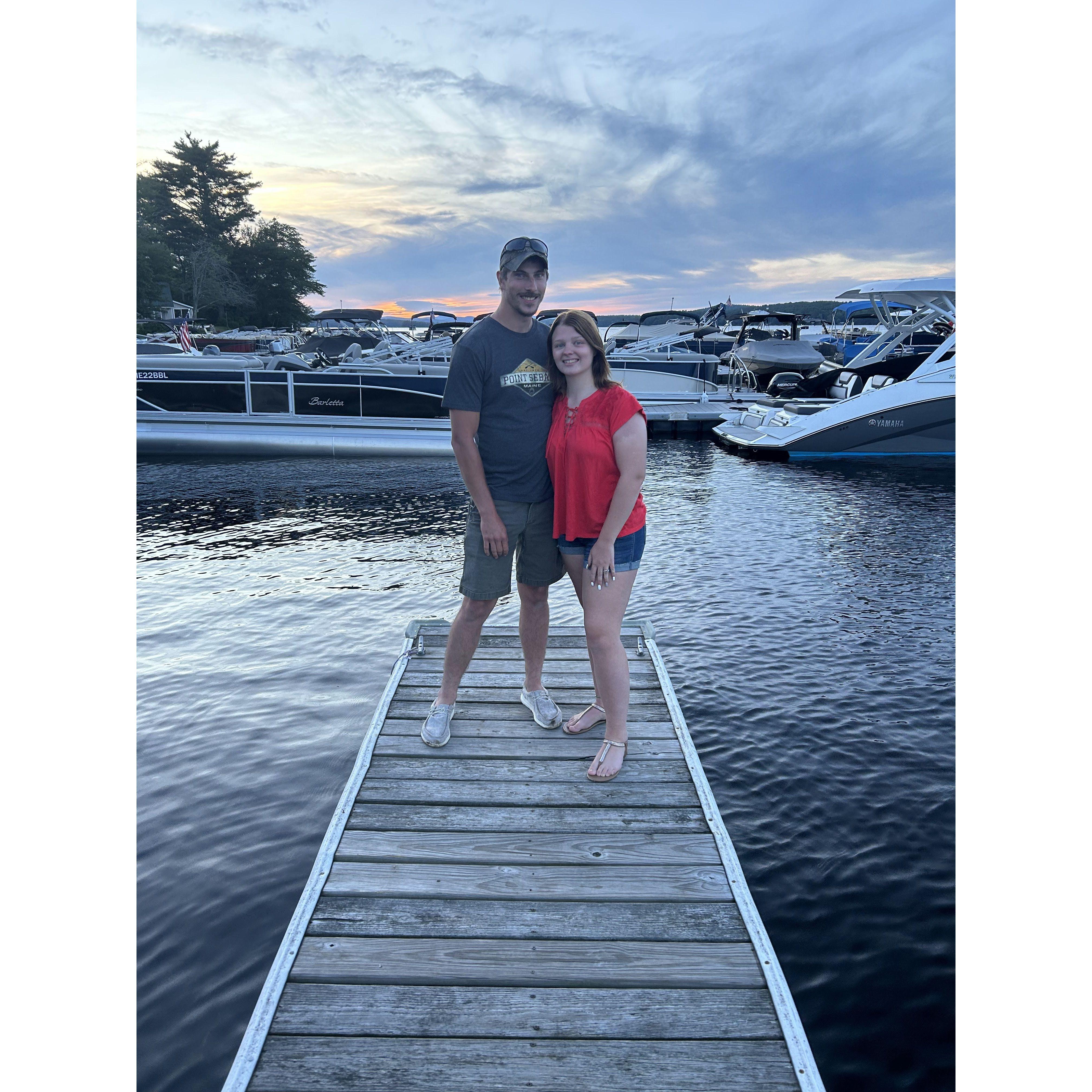 June 28, 2024 - Our last Sebago vacation as an unmarried couple!
