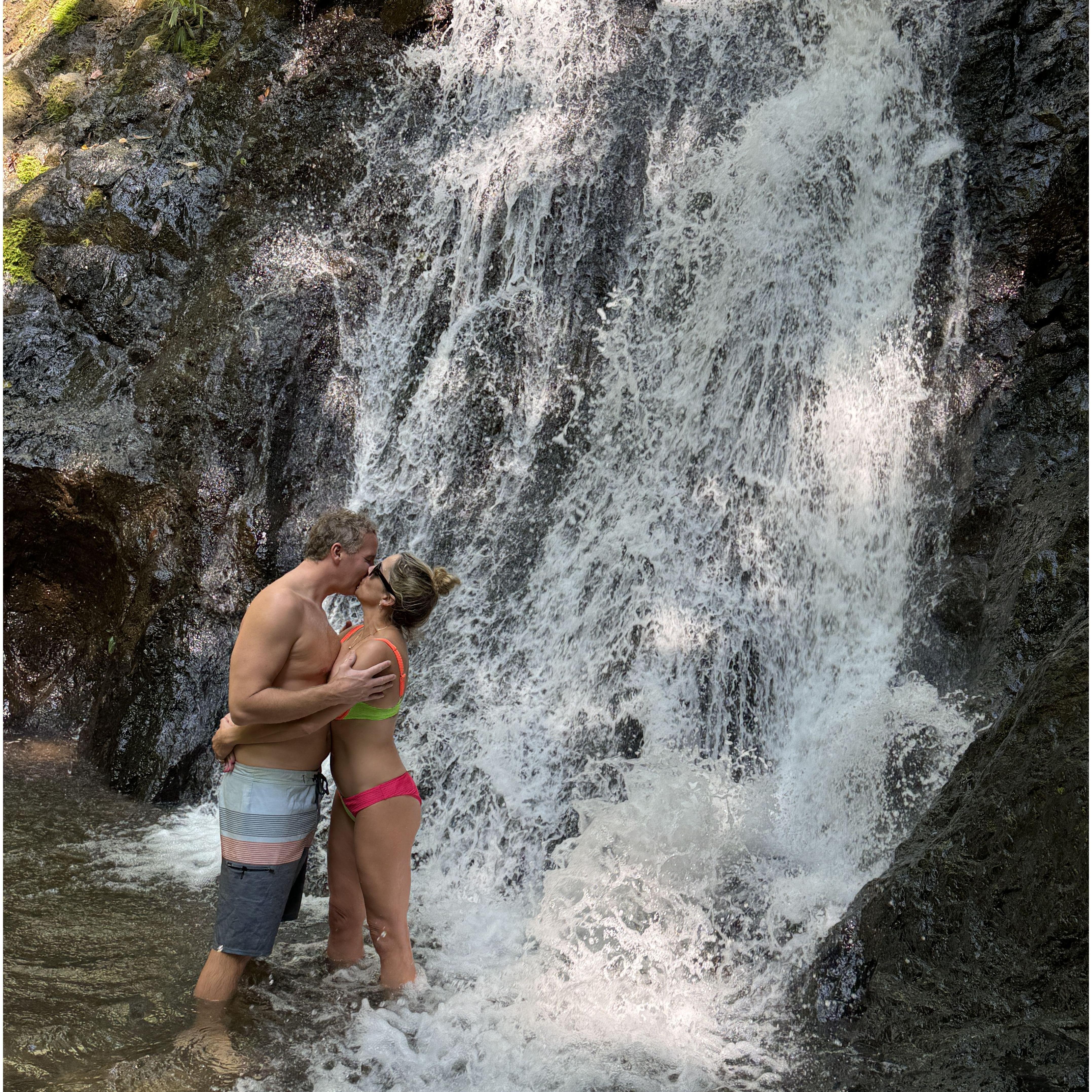 Chasing waterfalls, even though they said not to haha...Costa Rica trip, December 2023
