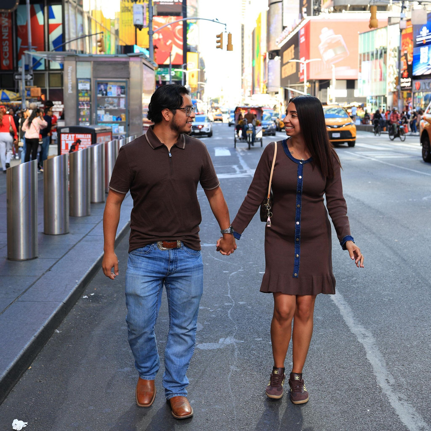 A little adventure at Times Square! 🏙️