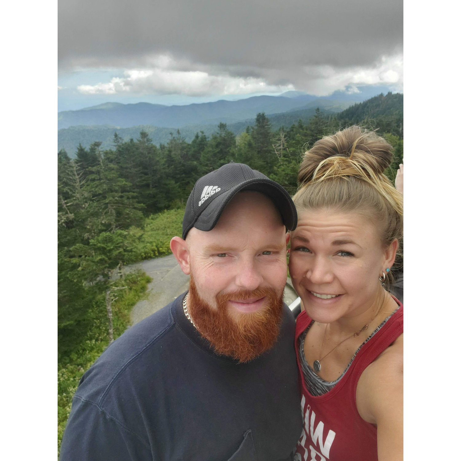 Hiked highest point in NC - Clingman's Dome
