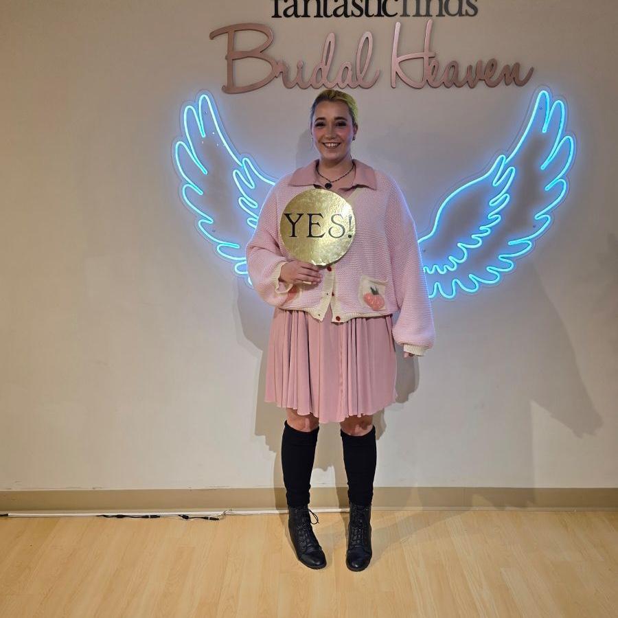 She said "Yes to the Dress"