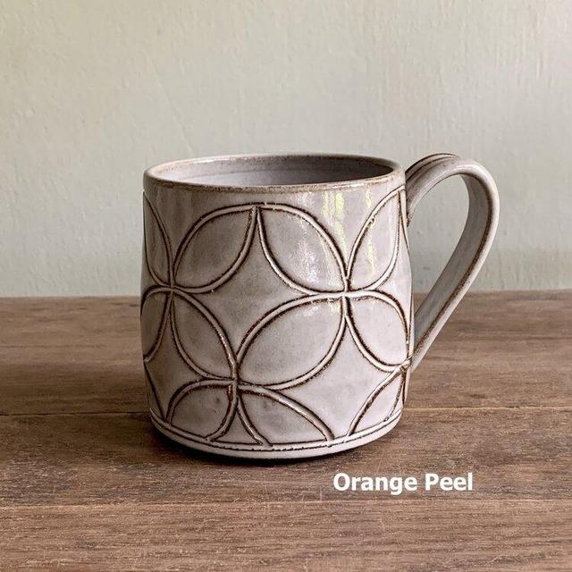 Mug with Orange Peel Pattern