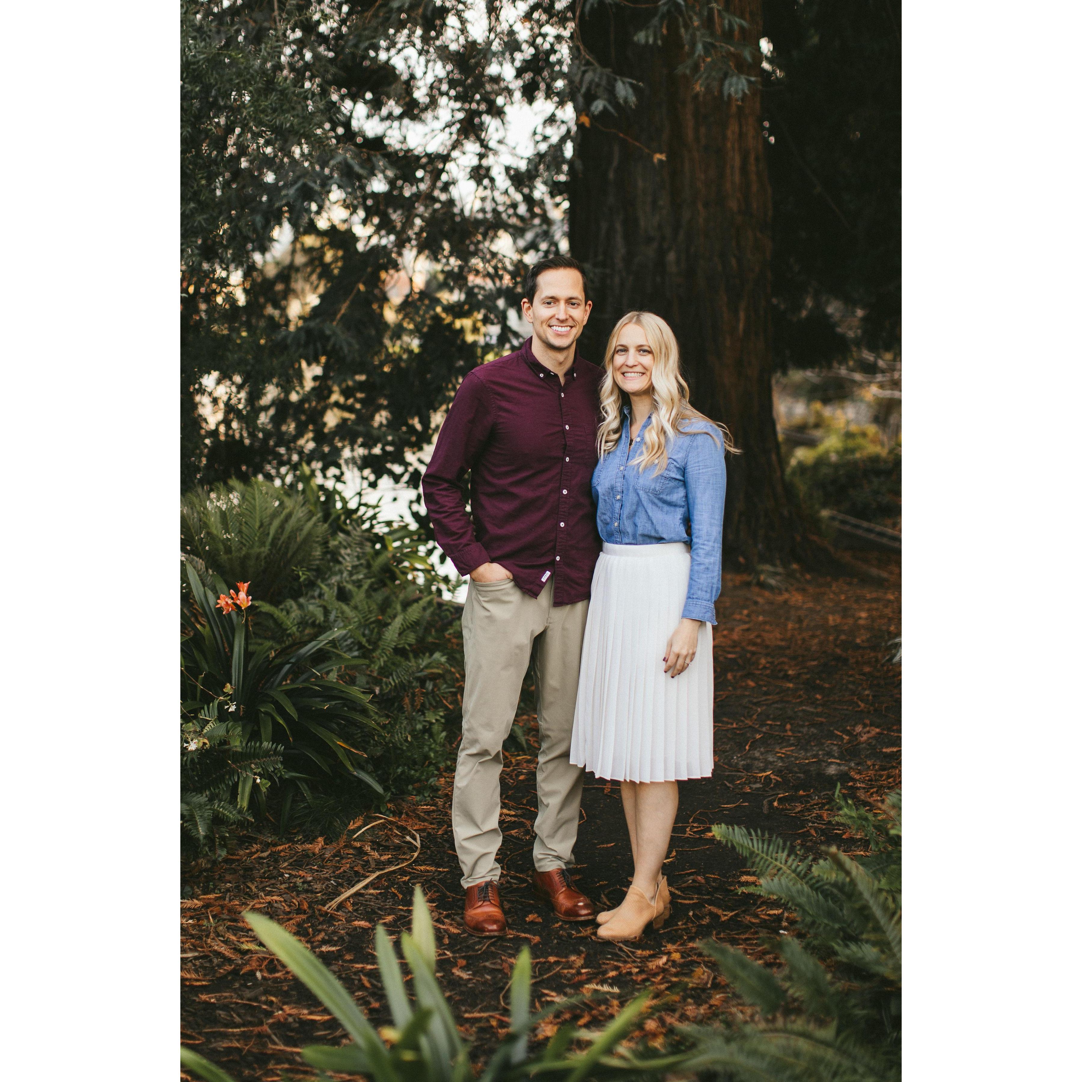 Engagement Photo at Palace of Fine Arts - November 2020