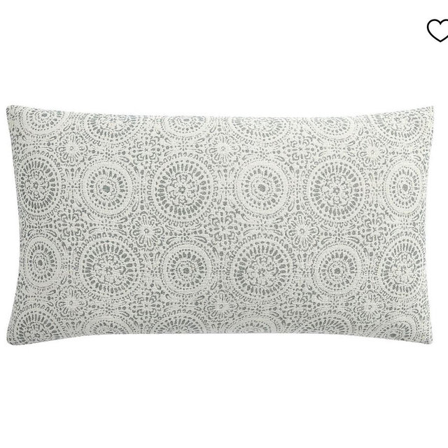 Cotton Jacquard Medallion Sham